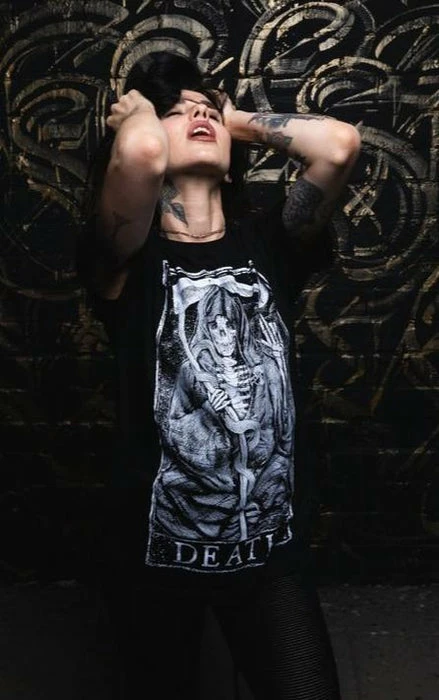 MORTUS VIVENTI Death | T-SHIRT