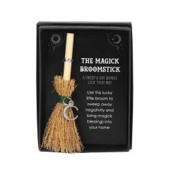 GOTHIC GIFTS Crescent Moon | MINI MAGICK BROOMSTICK