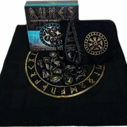GOTHIC GIFTS Runes | ELDER FURTHARK DIVINATION STONE KIT