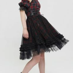 DEVIL FASHION Dark Garnet | DRESS*