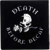 ALCHEMY GOTHIC Death Before Decaf | CERAMIC COASTER
