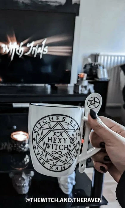 ALCHEMY GOTHIC Hexy Witch | MUG AND SPOON SET*