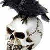ALCHEMY GOTHIC Raven Skull | MINIATURE*