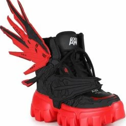 ANTHONY WANG Soursop 04 [Black] | PLATFORM SNEAKERS