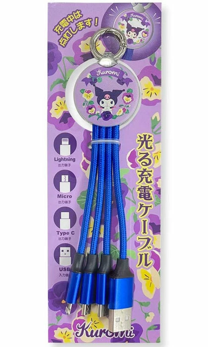 SANRIO Kuromi Glow | MULTI CHARGING CABLE