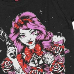 BESERK CLOTHING Alice Madness [Pink/Red] | FITTED T-SHIRT*