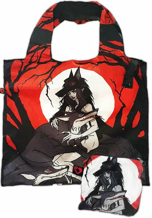 BESERK CLOTHING Queen Of Wolves | REUSABLE TOTE BAG - Image 2
