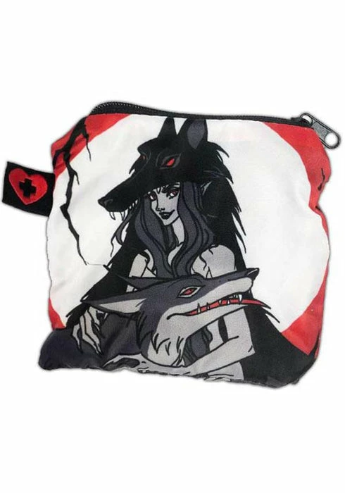 BESERK CLOTHING Queen Of Wolves | REUSABLE TOTE BAG - Image 3