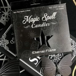 MAGIC SPELL CANDLES Eternal Flame [Black] | SPELL CANDLE