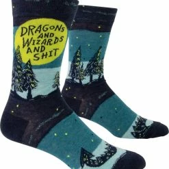 BLUE Q Dragons & Wizards | CREW SOCKS