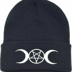 DARKSIDE CLOTHING Pentagram Moon | BEANIE HAT