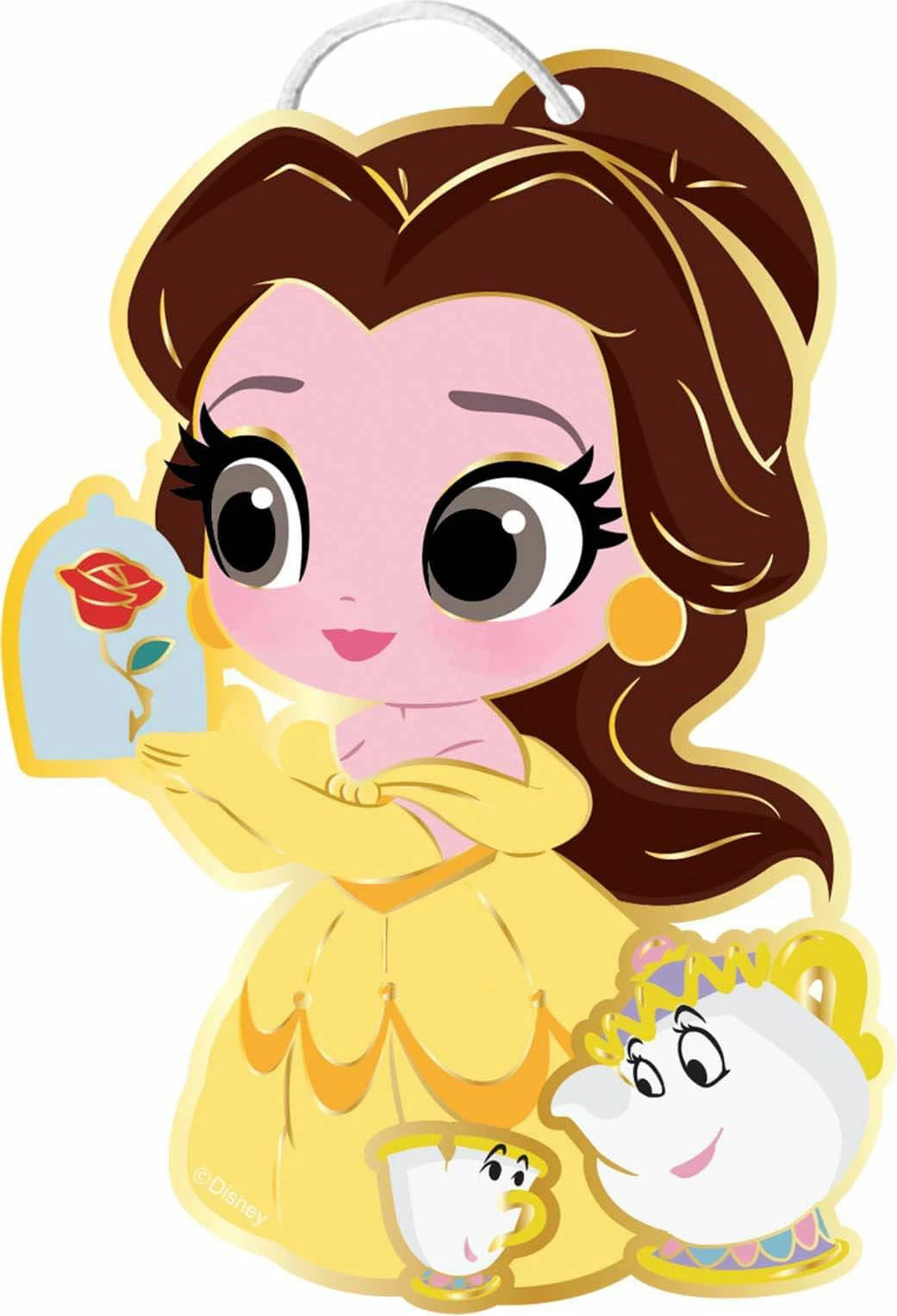 DISNEY X SHORT STORY Belle & Mrs Potts & Chip | CAR AIR FRESHENER