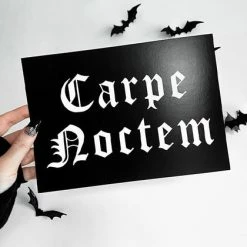 GHOSTS OF OCTOBER Carpe Noctem Gothic [A5] | PRINT