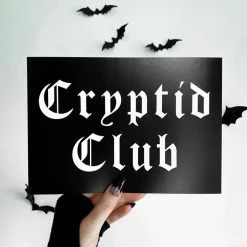 GHOSTS OF OCTOBER Cryptid Club [A5] | PRINT