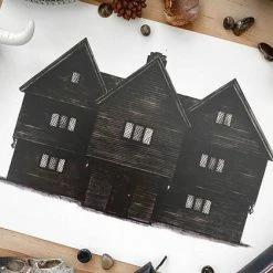 GHOSTS OF OCTOBER Salem Witch House | PRINT
