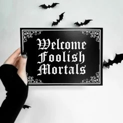 GHOSTS OF OCTOBER Welcome Foolish Mortals [A5] | PRINT