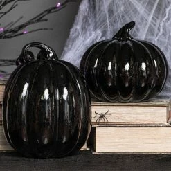 GOTHIC GIFTS Black [Glass] | PUMPKIN DECOR**