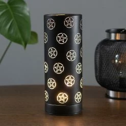GOTHIC GIFTS Black Pentagram | AROMA TOUCH LAMP