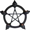 GOTHIC GIFTS Black Pentagram | TEALIGHT HANGER