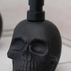 GOTHIC GIFTS Black Skull | SOAP DISPENSER