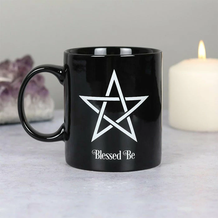GOTHIC GIFTS Blessed Be Pentagram | MUG - Image 4