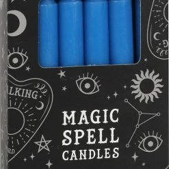 MAGIC SPELL CANDLES Dark Blue Wisdom Spell | CANDLES [PACK OF 12]*