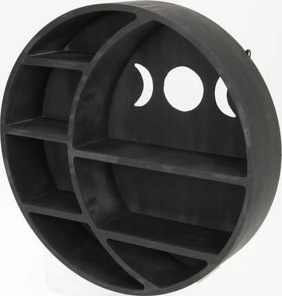 GOTHIC GIFTS Round Triple Moon | HANGING SHELF - Image 2