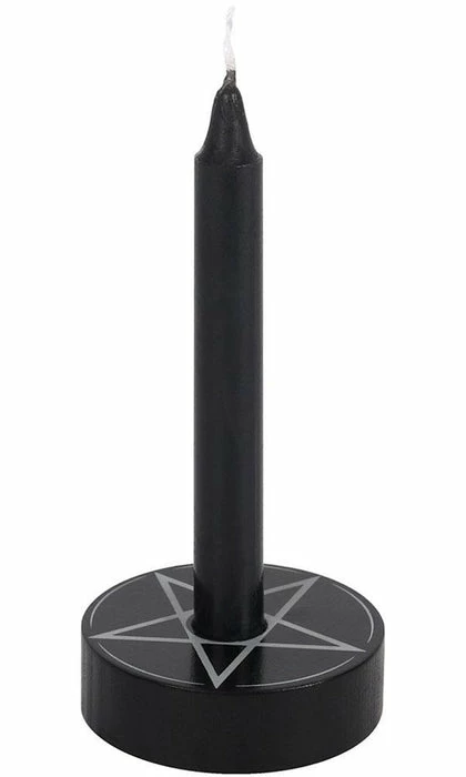 GOTHIC GIFTS Pentagram Spell | CANDLE HOLDER - Image 2