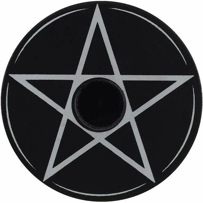 GOTHIC GIFTS Pentagram Spell | CANDLE HOLDER