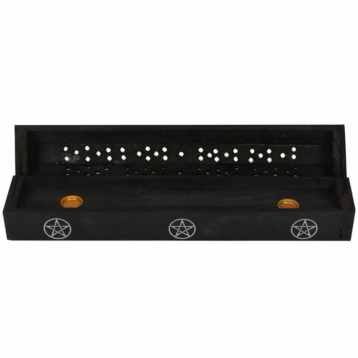 GOTHIC GIFTS Pentagram Wooden Black Pepper | INCENSE BOX SET - Image 3