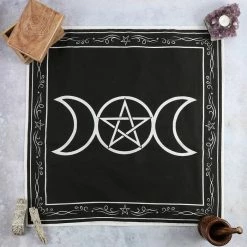 GOTHIC GIFTS Triple Moon | ALTAR CLOTH*