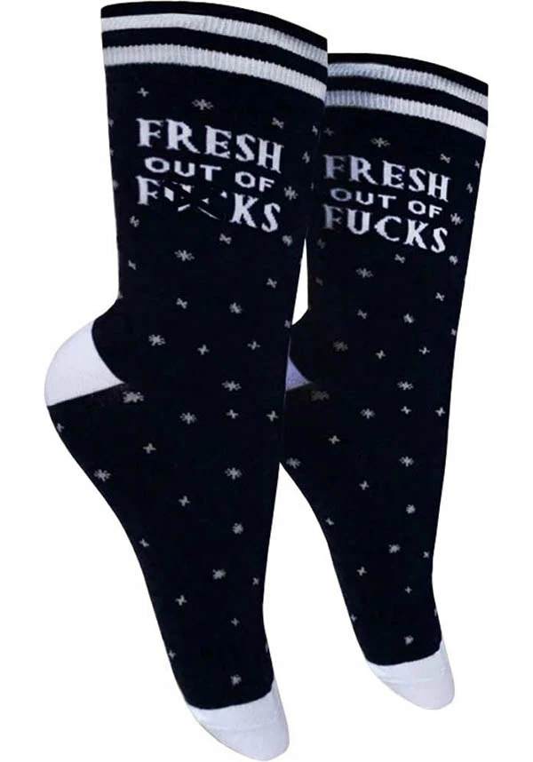 GROOVY THINGS Fresh Out Of F**ks | CREW SOCKS