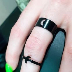 HELLBOUND Crescent Moon | RING SET