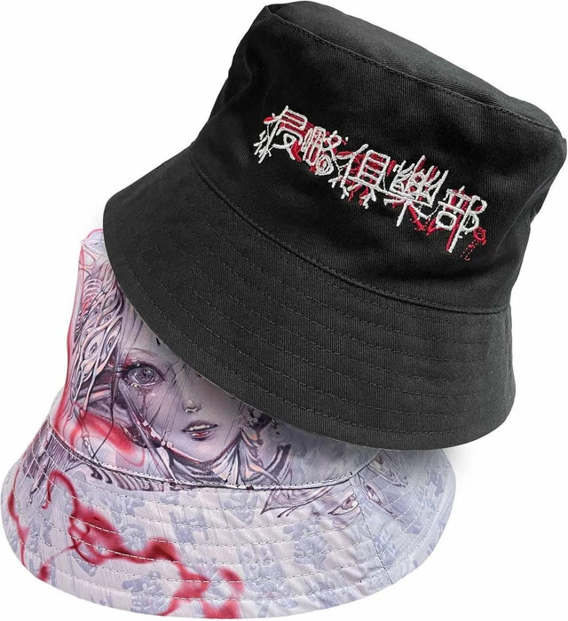 INVASION CLUB Namakubi | REVERSIBLE BUCKET HAT*