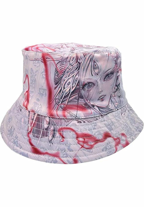 INVASION CLUB Namakubi | REVERSIBLE BUCKET HAT* - Image 5