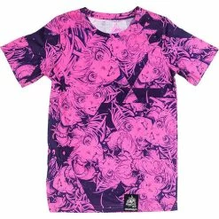 INVASION CLUB Rokuroku All Over Print [Purple] | T-SHIRT*