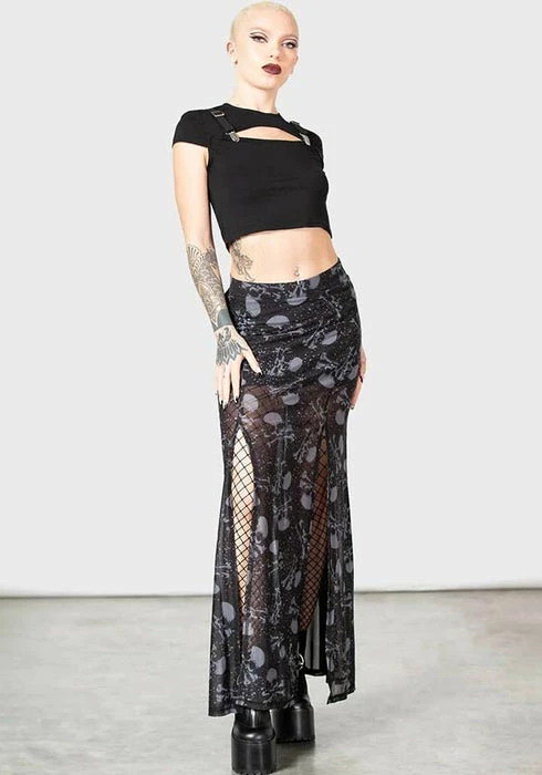 KILLSTAR Waxwork | MAXI SKIRT