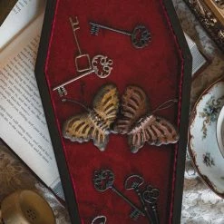 LIVELY GHOSTS Coffin [Blood Red Velvet] | TRINKET BOX [Beserk Exclusive]*