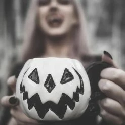 LIVELY GHOSTS Haunted Hallows [White Pumpkin] | MUG [LIMITED]