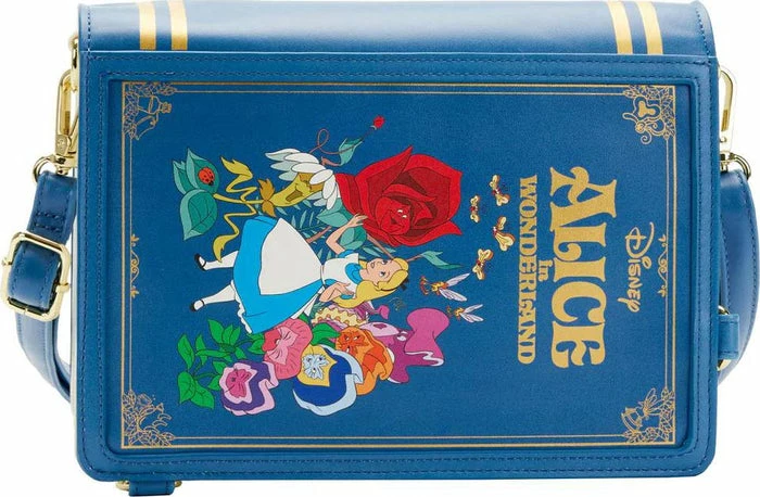 LOUNGEFLY Alice In Wonderland: 1951 Book | CONVERTIBLE CROSSBODY BAG - Image 5