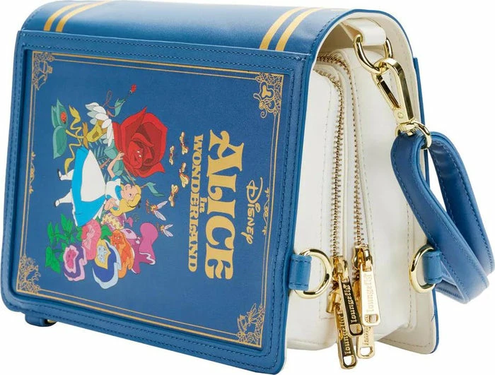 LOUNGEFLY Alice In Wonderland: 1951 Book | CONVERTIBLE CROSSBODY BAG - Image 6