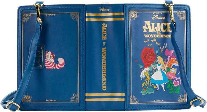 LOUNGEFLY Alice In Wonderland: 1951 Book | CONVERTIBLE CROSSBODY BAG - Image 8