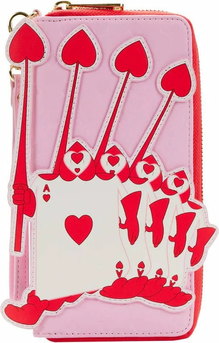 LOUNGEFLY Alice In Wonderland: Ace Of Hearts | ZIP WALLET