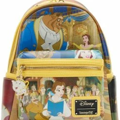 LOUNGEFLY Beauty And The Beast: Scenes | MINI BACKPACK