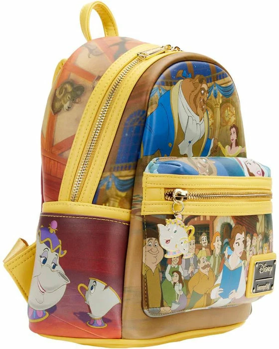LOUNGEFLY Beauty And The Beast: Scenes | MINI BACKPACK - Image 4