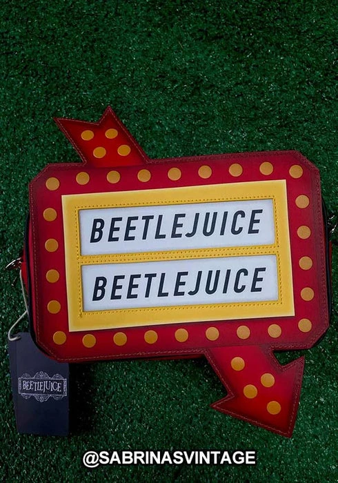 LOUNGEFLY Beetlejuice: Graveyard Sign | CROSSBODY BAG - Image 11
