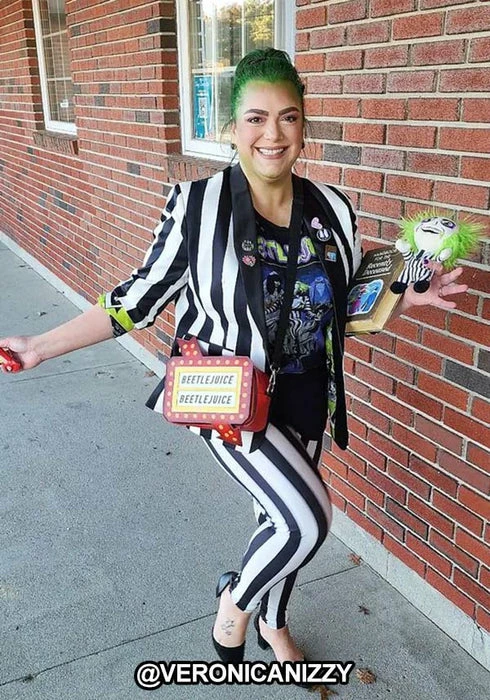 LOUNGEFLY Beetlejuice: Graveyard Sign | CROSSBODY BAG - Image 15