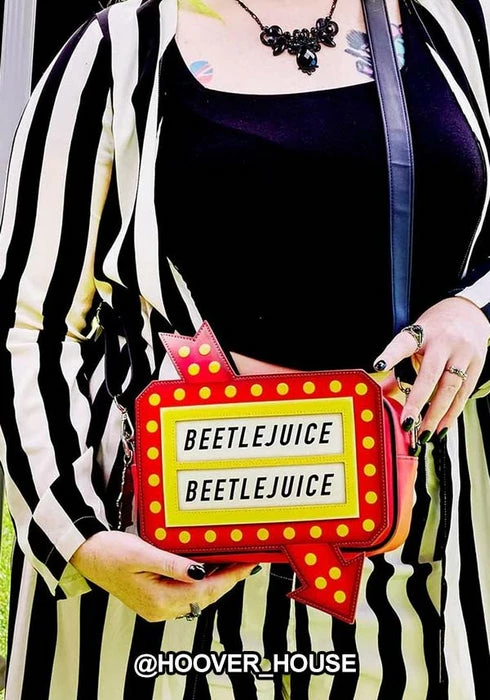LOUNGEFLY Beetlejuice: Graveyard Sign | CROSSBODY BAG - Image 13