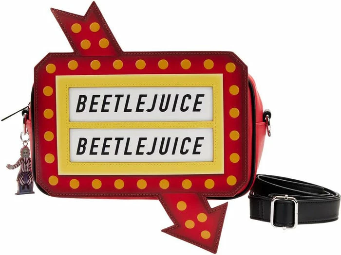 LOUNGEFLY Beetlejuice: Graveyard Sign | CROSSBODY BAG