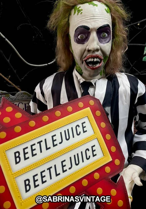 LOUNGEFLY Beetlejuice: Graveyard Sign | CROSSBODY BAG - Image 10